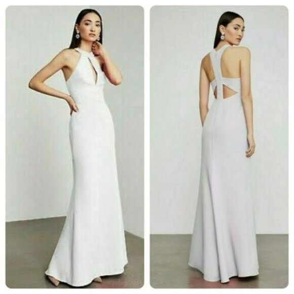 BCBG White Gown, NWT, Size 6 - Picture 1 of 16
